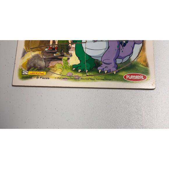 Vintage Playskool 2000 Dragon Tales Puzzle 8pc - Picture 2 of 3
